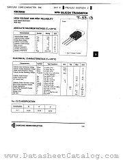 KSC5031 datasheet pdf Samsung Electronic