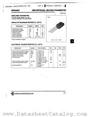 MPS6602 datasheet pdf Samsung Electronic