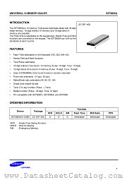 S5T58555A01-D0B0 datasheet pdf Samsung Electronic