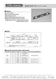 SCF-0274 datasheet pdf Sanken