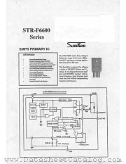 STR-F6524 datasheet pdf Sanken