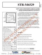 STR-M6529 datasheet pdf Sanken
