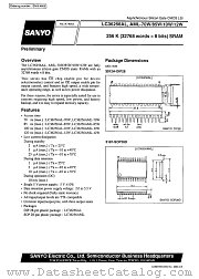 LC36256AL-70W datasheet pdf SANYO