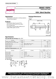SB002-15CPA datasheet pdf SANYO