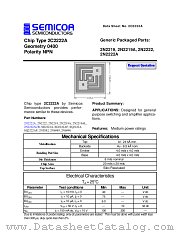 SD2222AF datasheet pdf Semicoa Semiconductor