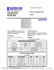 SD918 datasheet pdf Semicoa Semiconductor