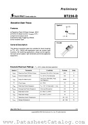 BT236-D datasheet pdf SemiWell Semiconductor