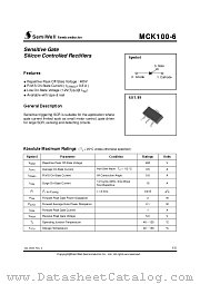 MCK100-6 datasheet pdf SemiWell Semiconductor