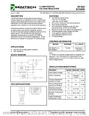 EZ1083CT-1.5 datasheet pdf Semtech