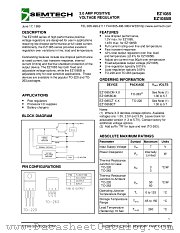 EZ1085CT-1.5 datasheet pdf Semtech