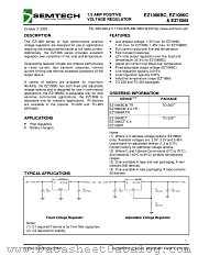 EZ1086CT-3.45 datasheet pdf Semtech