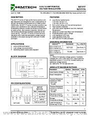 EZ1117ACST-2.85.TR datasheet pdf Semtech