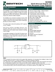 SC2982CSK-4.0.TR datasheet pdf Semtech