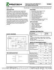 SC8863-2.80CSKTR datasheet pdf Semtech