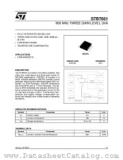 7001 datasheet pdf SGS Thomson Microelectronics