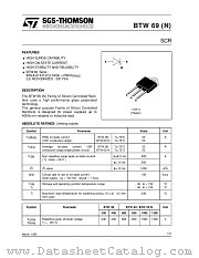 BTW69-200 datasheet pdf SGS Thomson Microelectronics