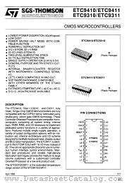 ETC9310N datasheet pdf SGS Thomson Microelectronics