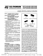 HCC4054BM1 datasheet pdf SGS Thomson Microelectronics