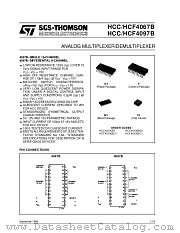 HCC4067BM1 datasheet pdf SGS Thomson Microelectronics