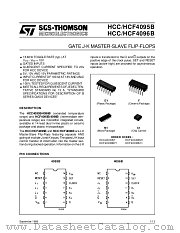HCC4095BEY datasheet pdf SGS Thomson Microelectronics