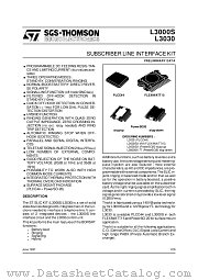 L3000SX datasheet pdf SGS Thomson Microelectronics