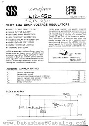 L4705CV datasheet pdf SGS Thomson Microelectronics
