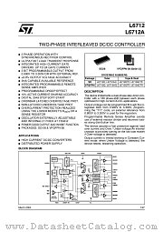 L6712D datasheet pdf SGS Thomson Microelectronics