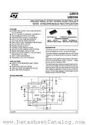 L6910TR datasheet pdf SGS Thomson Microelectronics