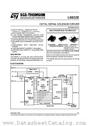 L9822ED datasheet pdf SGS Thomson Microelectronics