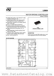L9904 datasheet pdf SGS Thomson Microelectronics