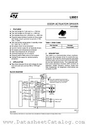L9951 datasheet pdf SGS Thomson Microelectronics