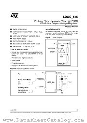 LDOC515 datasheet pdf SGS Thomson Microelectronics