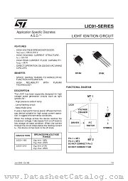 LIC01-195I datasheet pdf SGS Thomson Microelectronics