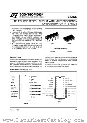 LS256D datasheet pdf SGS Thomson Microelectronics