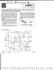 LS656B datasheet pdf SGS Thomson Microelectronics
