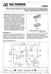 LS656AD1 datasheet pdf SGS Thomson Microelectronics