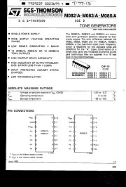 M086AB1 datasheet pdf SGS Thomson Microelectronics