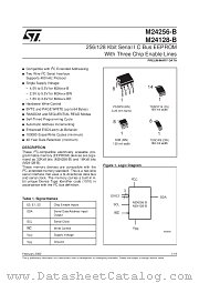M24128B-W datasheet pdf SGS Thomson Microelectronics