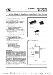 M295V002NT-120XN1TR datasheet pdf SGS Thomson Microelectronics