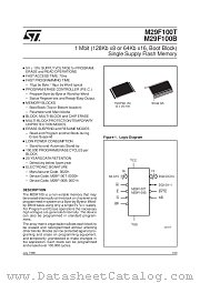M295V100-B70XN3TR datasheet pdf SGS Thomson Microelectronics
