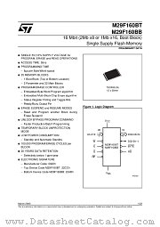 M295V160BT55N6T datasheet pdf SGS Thomson Microelectronics