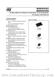 M29DW324DT70ZA1E datasheet pdf SGS Thomson Microelectronics
