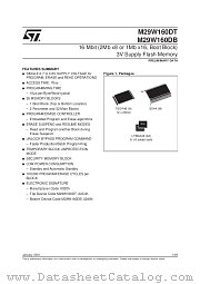 M29W160DT70ZA1T datasheet pdf SGS Thomson Microelectronics