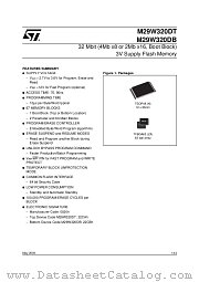 M29W320DB70ZA1 datasheet pdf SGS Thomson Microelectronics