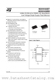 M29W400BT70M1 datasheet pdf SGS Thomson Microelectronics