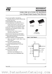 M29W800AB100N1 datasheet pdf SGS Thomson Microelectronics
