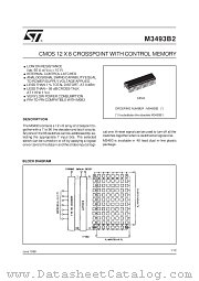 M3493B1 datasheet pdf SGS Thomson Microelectronics