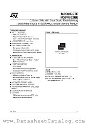 M36W832BE datasheet pdf SGS Thomson Microelectronics