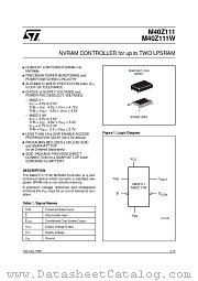 M40Z100WMH1 datasheet pdf SGS Thomson Microelectronics