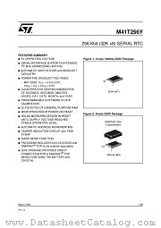 M41T256Y datasheet pdf SGS Thomson Microelectronics